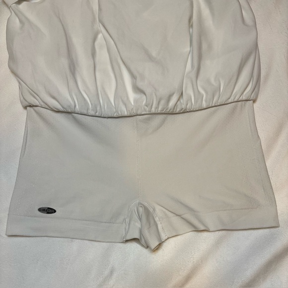 Adidas White Athletic Skirt with Logo - Picture 2 of 5